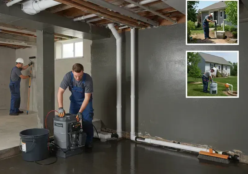 Basement Waterproofing and Flood Prevention process in Lincoln, AL